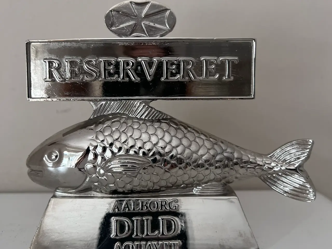 Billede 1 - Sjældent Ålborg akvavit reserveret skilt 