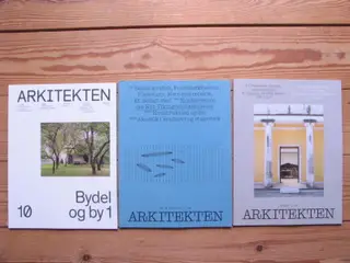 3 stk. Arkitekten, fra 2022, 2024 og 2025