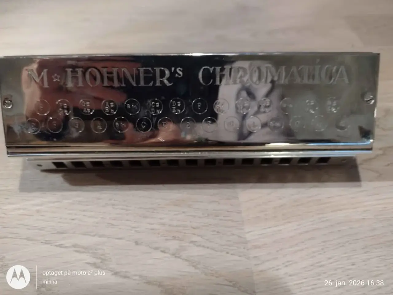 Billede 2 - mundharmonika M. Hohner's chromatische bass