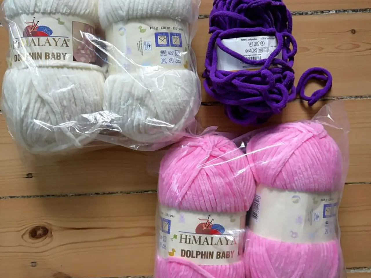 Billede 1 - Chenille-garn. 450 gram.