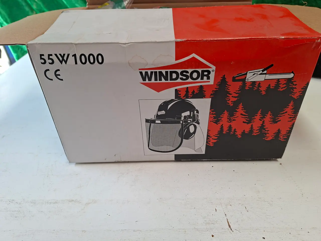 Billede 2 - Windsor 55W1000 skovhjelm med visir og høreværn