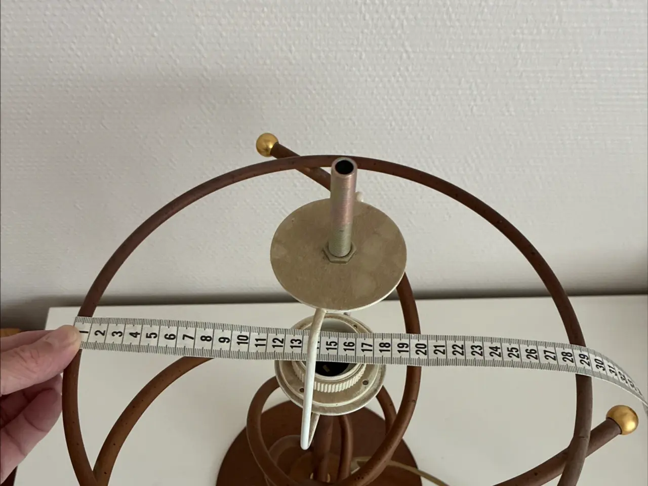 Billede 5 - Bordlampe med Murano glas