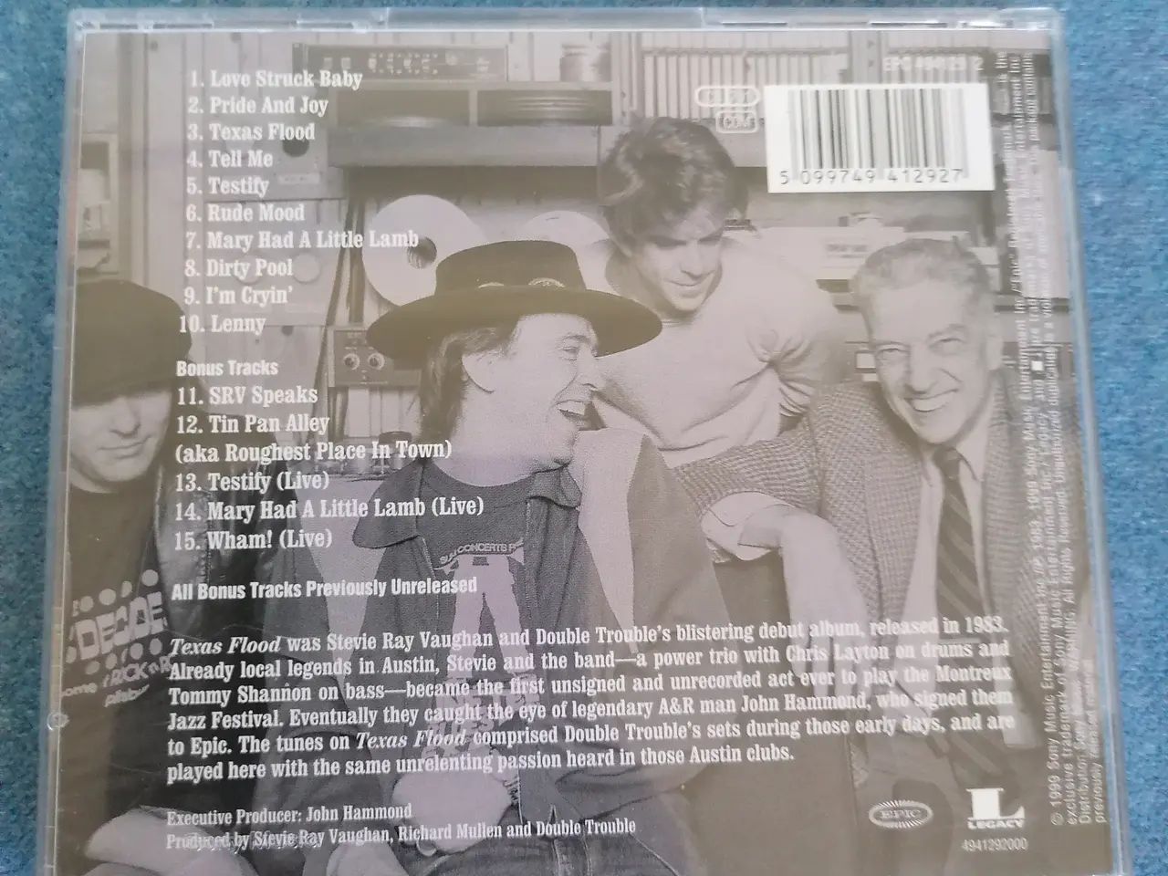 Billede 2 - Stevie Ray Vaughan and Double Trouble - Texas Floo