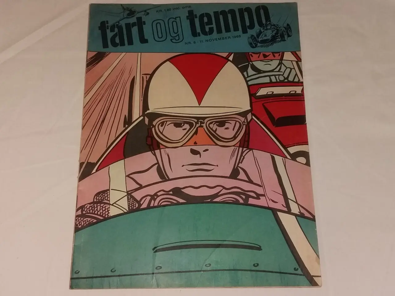 Billede 1 - Fart og Tempo tegneserie nr.6 11/11-1966