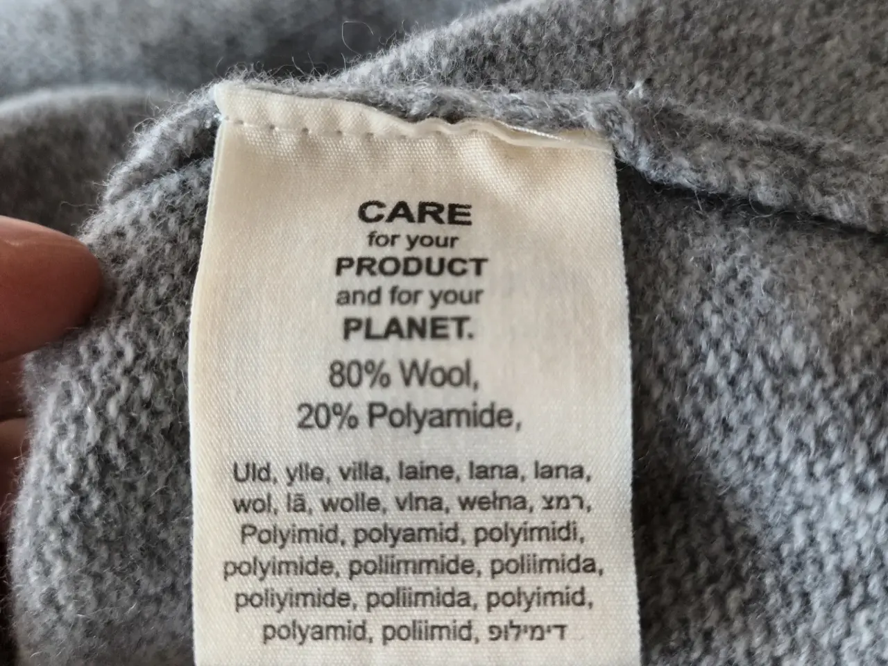 Billede 3 - Basic Apparel, Lang sweaters, grå, str XL