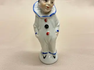 Antik Pjerrot / Klovn sukkerstrødåse i porcelæn.