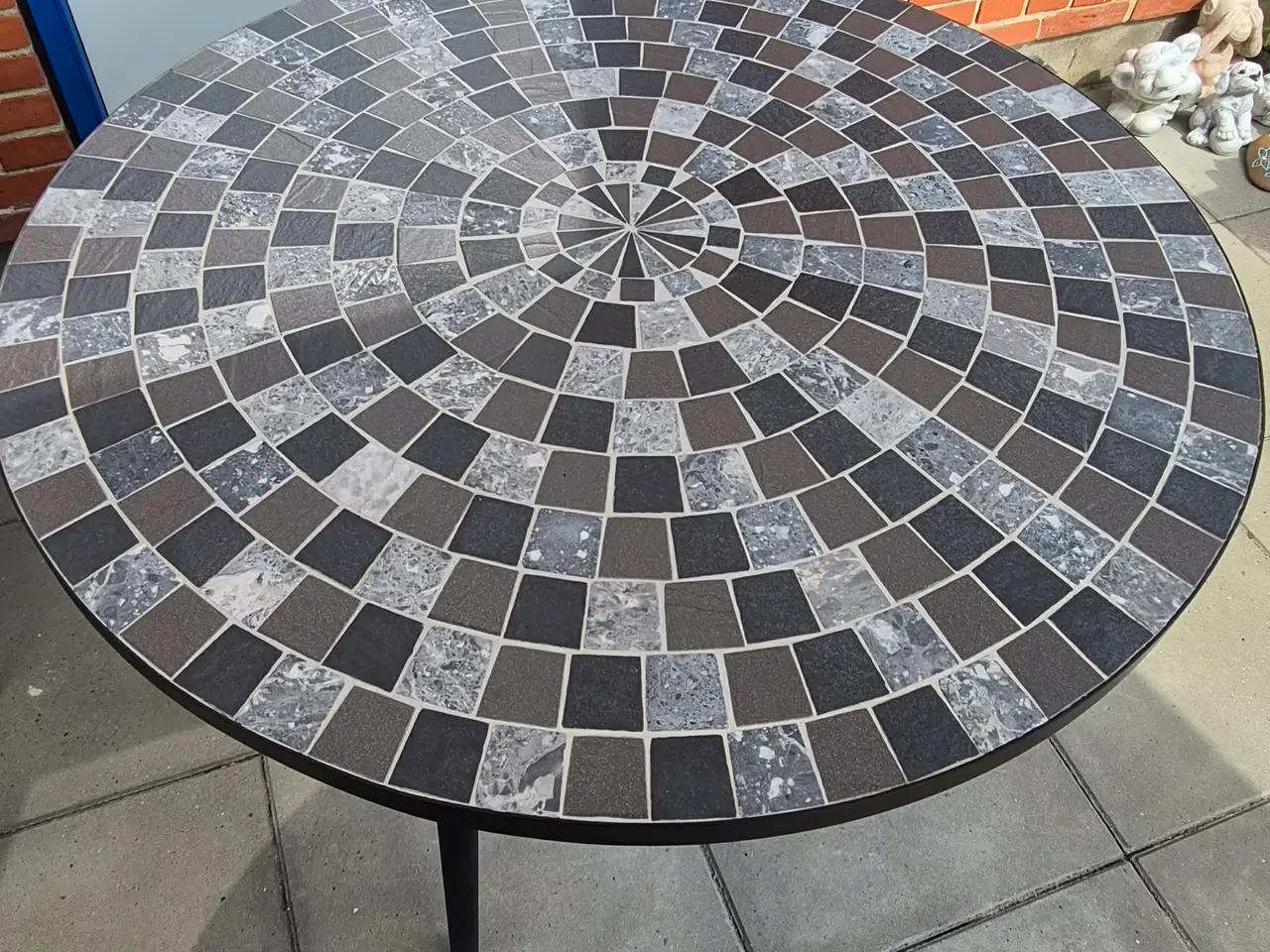 Billede 2 - Mosaik havebord Ø 110