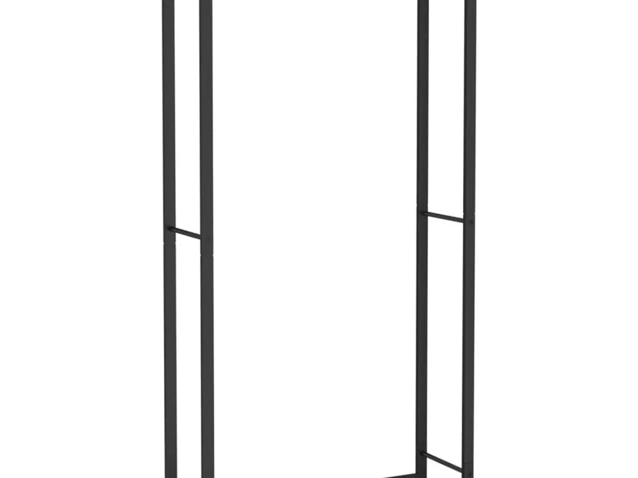 Billede 2 - Brænderist mat sort 80x28x154 cm stål