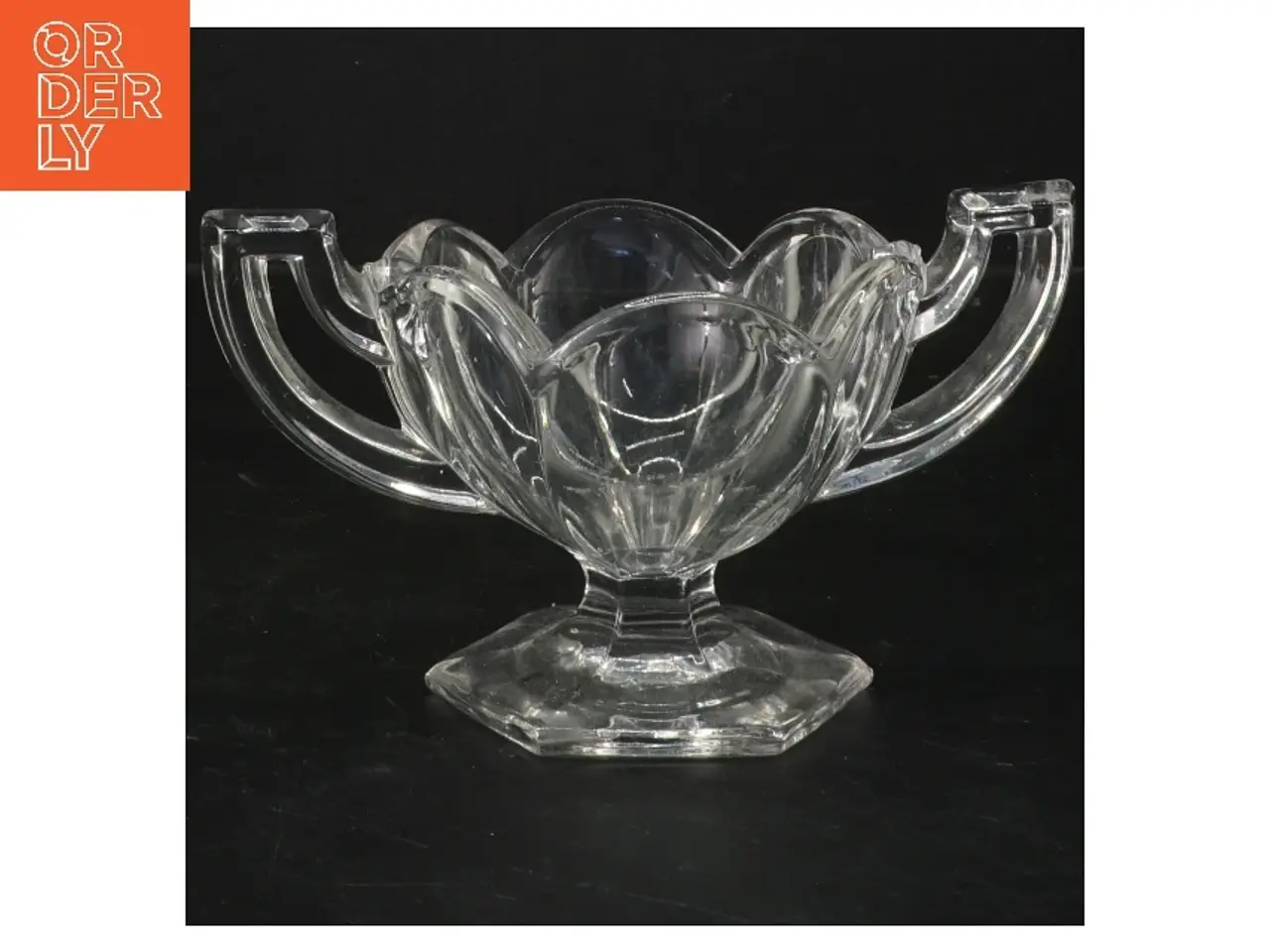 Billede 1 - Glas skål (str. 17x10x9 cm)