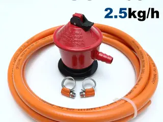 NY! 50mbar Gasregulator + 3m Gasslange