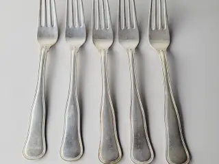 ⭐️· Smukt Sæt på 5 Antikke COHR A/S Dessertgafler