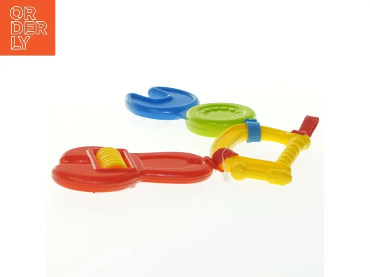 Billede 1 - Babylegetøj i form af værktøj fra Fisher-Price (str. 12x6,5 cm)