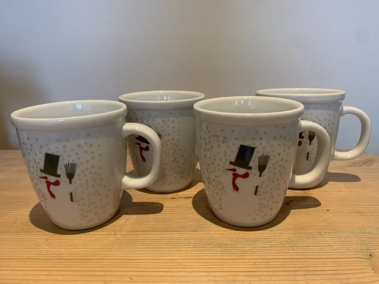 Billede 1 - Bodum krus med snemænd og “sølv” sne