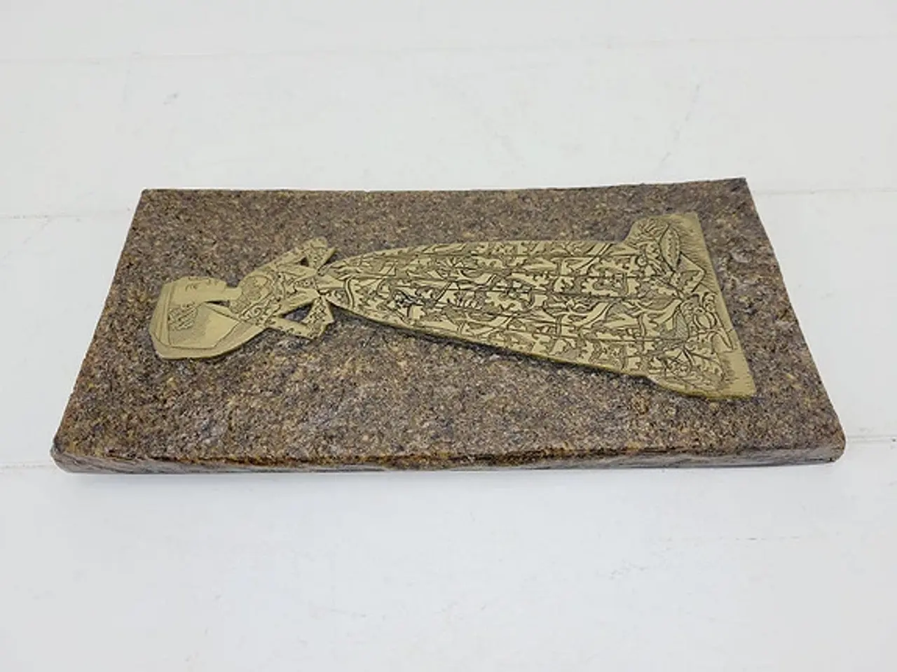 Billede 3 - Kunstgenstand Westminster Abbey messingindgraverig