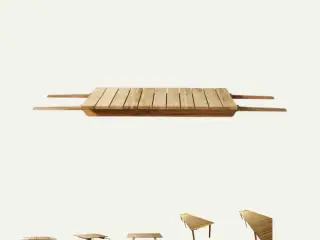 FDB M4 Sammen - mellem plade Teak