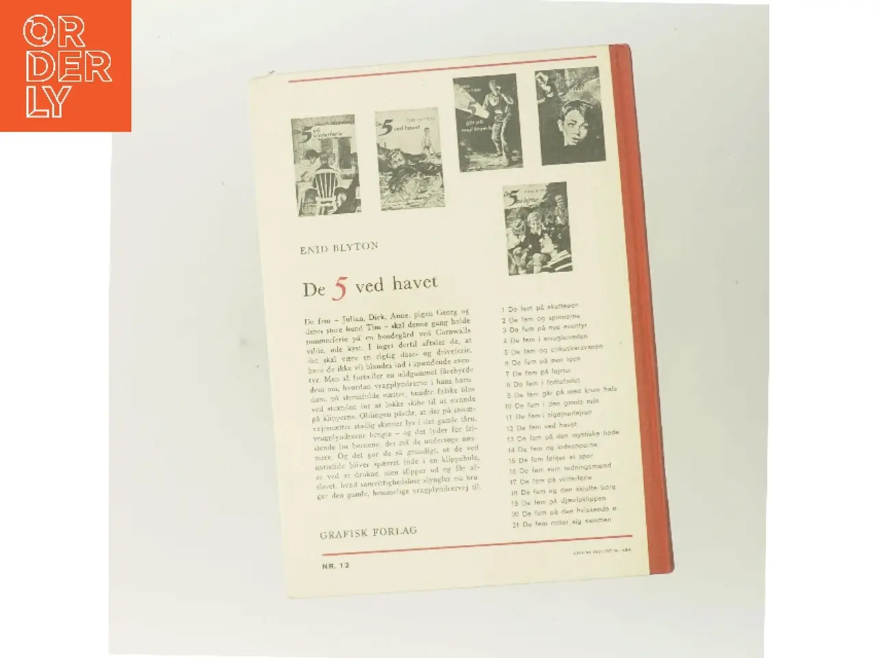 Billede 3 - De 5 ved havet af Enid Blyton (Bog)