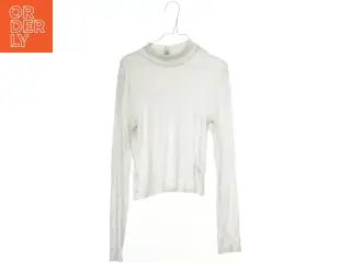Langærmet skjorte med høj hals fra H&M (str. S)