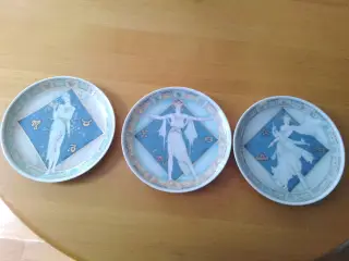 3 platter med stjernetegn