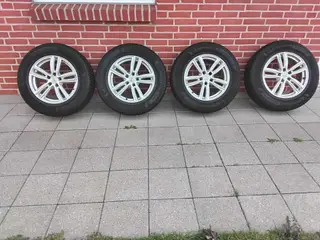 Alu-vinterhjul og dæk til Nissan