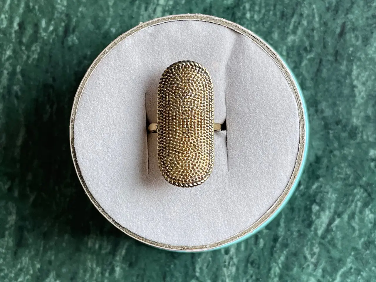 Billede 2 - Carré Jewellery forgyldt ring
