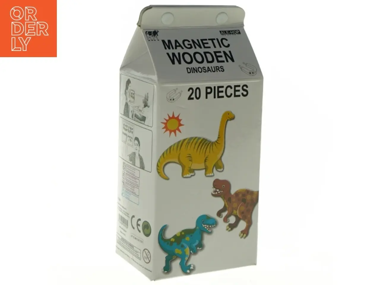 Billede 1 - Magnetisk Dinosaurpuslespil (str. 14 cm)