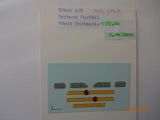 Decalsæt fra Tekno værkstedet
