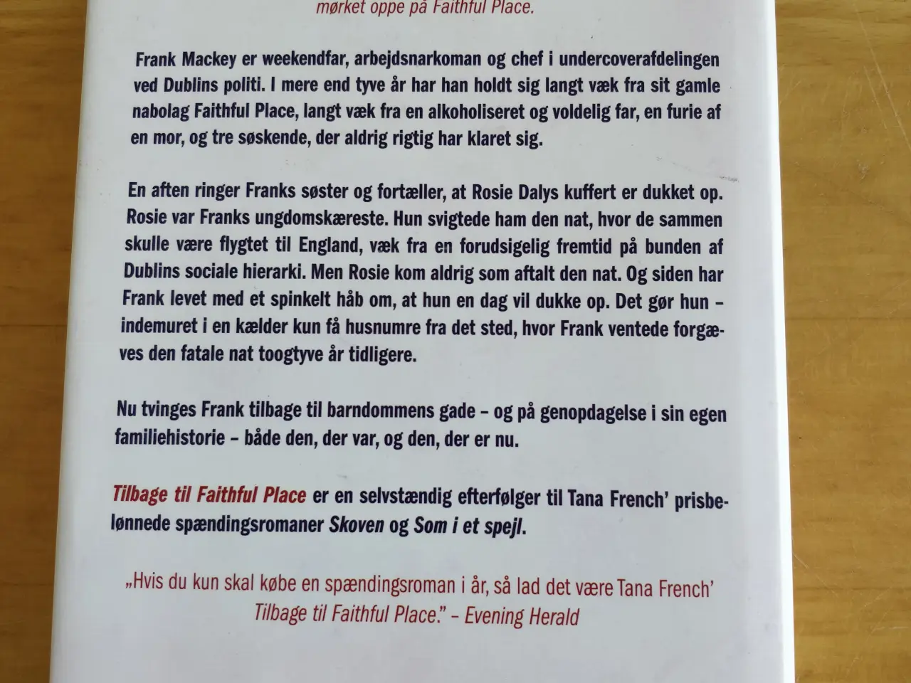 Billede 4 - Tilbage til Faithful Place, Tana French