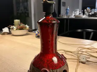 Bordlampe af keramik af Ernst Faxe
