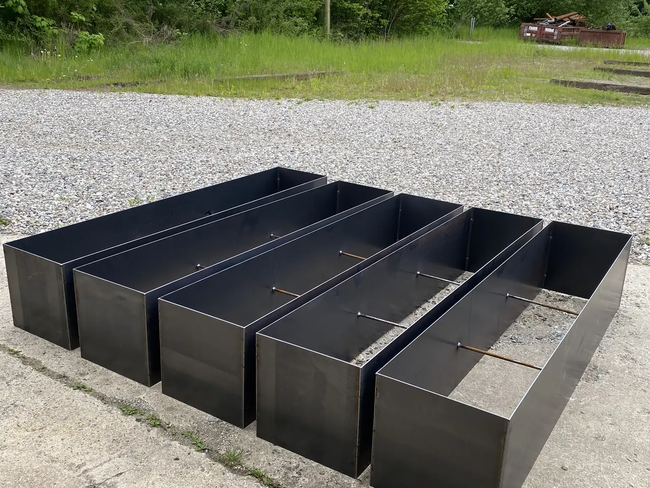 Billede 1 - Corten højbede 200 × 40 × 40 cm