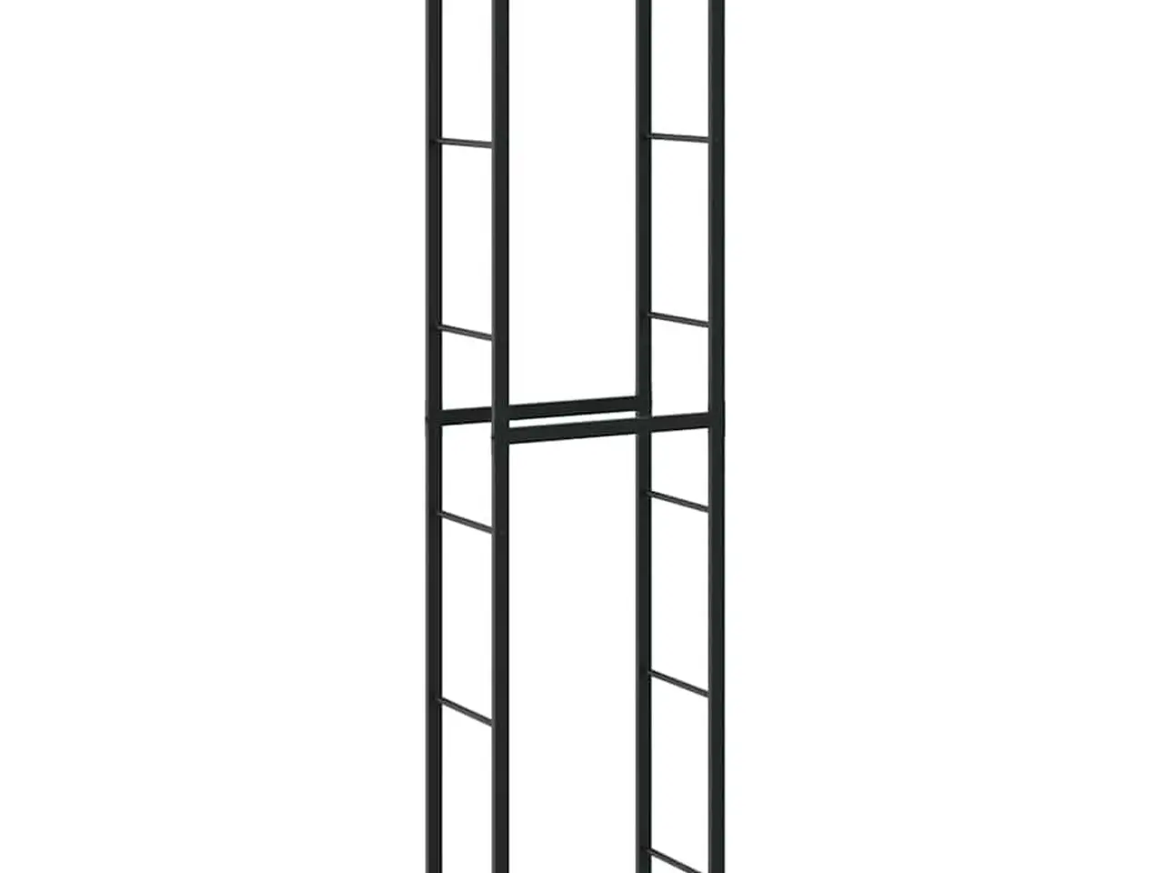 Billede 2 - Brændestativ 50 x 30 x 209 cm i sort stål