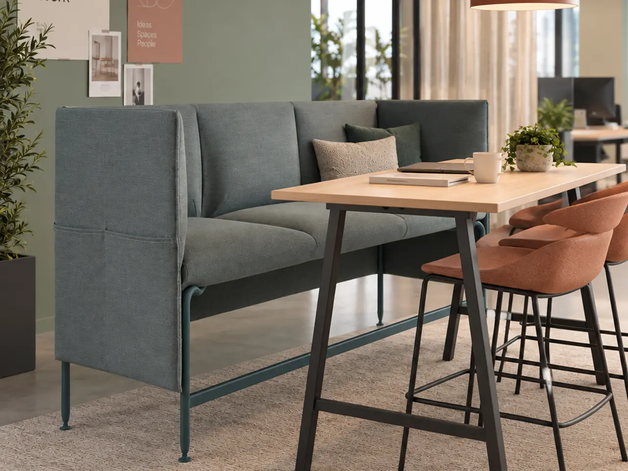 Billede 2 - Materia Alto Sofa – Grå/Blåt Stel