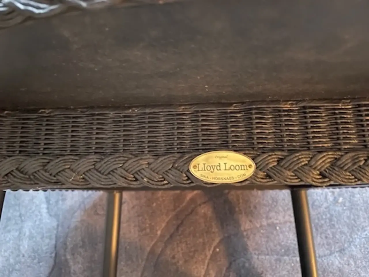 Billede 7 - Smuk kurvemøbel sæt i sort rattan-mærke LIoyd Loom