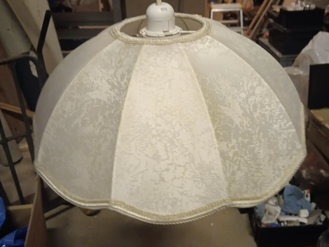 Billede 1 - Forteltlampe, lyst stof