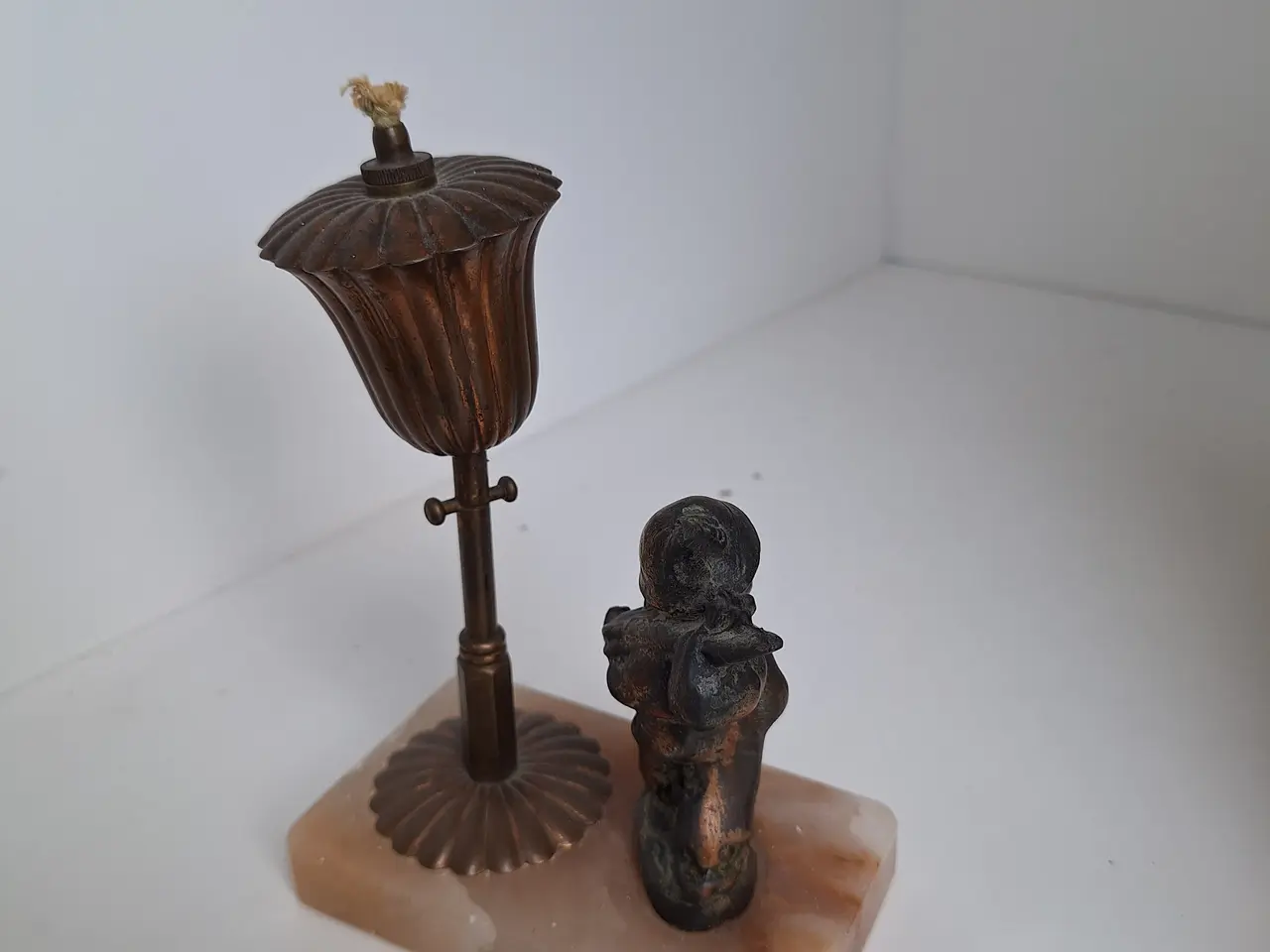 Billede 3 - Antik bronzefigur af ll vagabonddreng