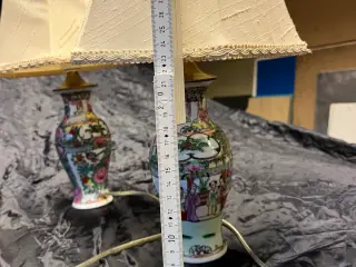 Kinesiske Bordlamper 2stk ægte 