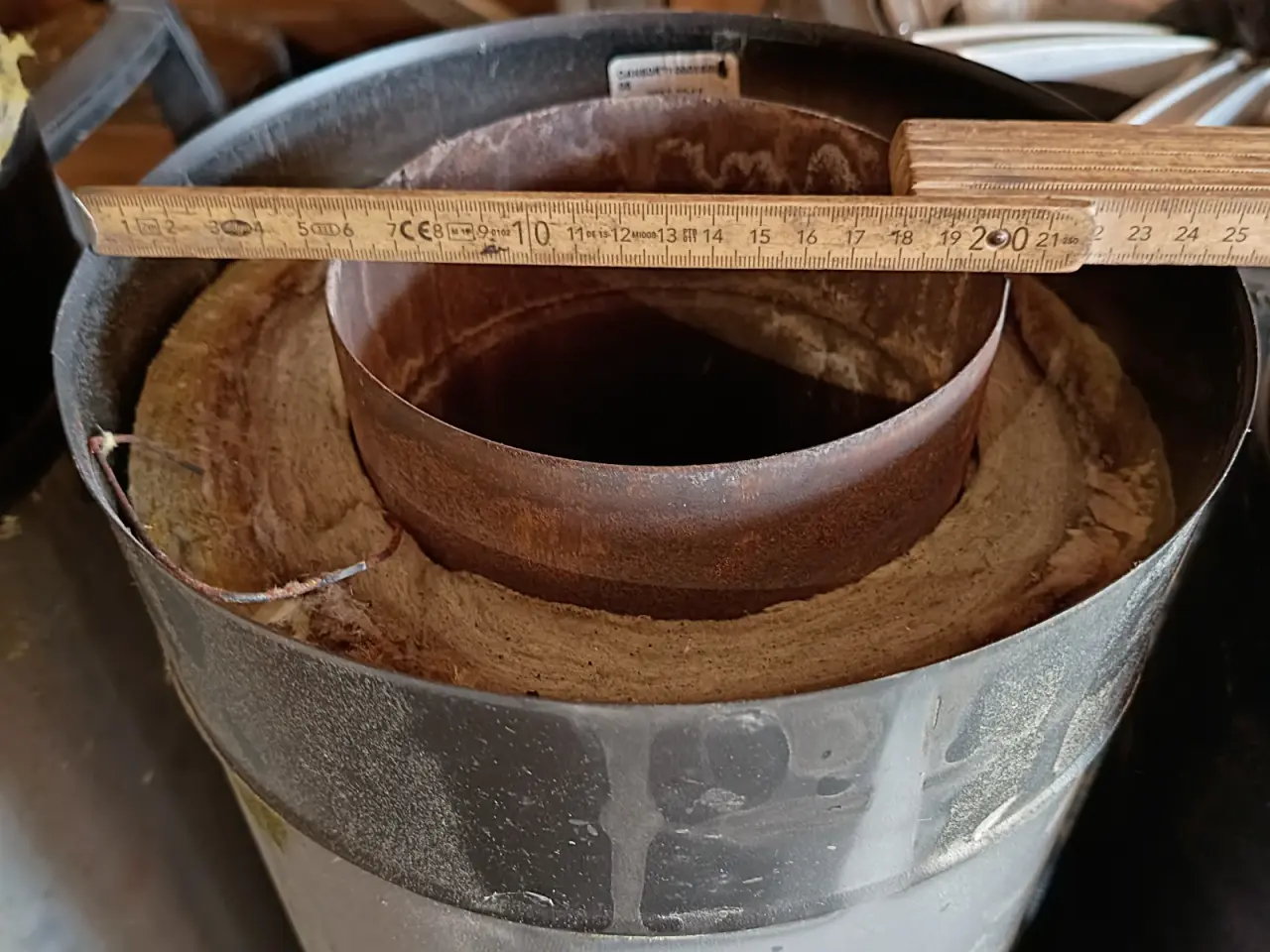 Billede 3 - Stål skorsten 3.8 meter.