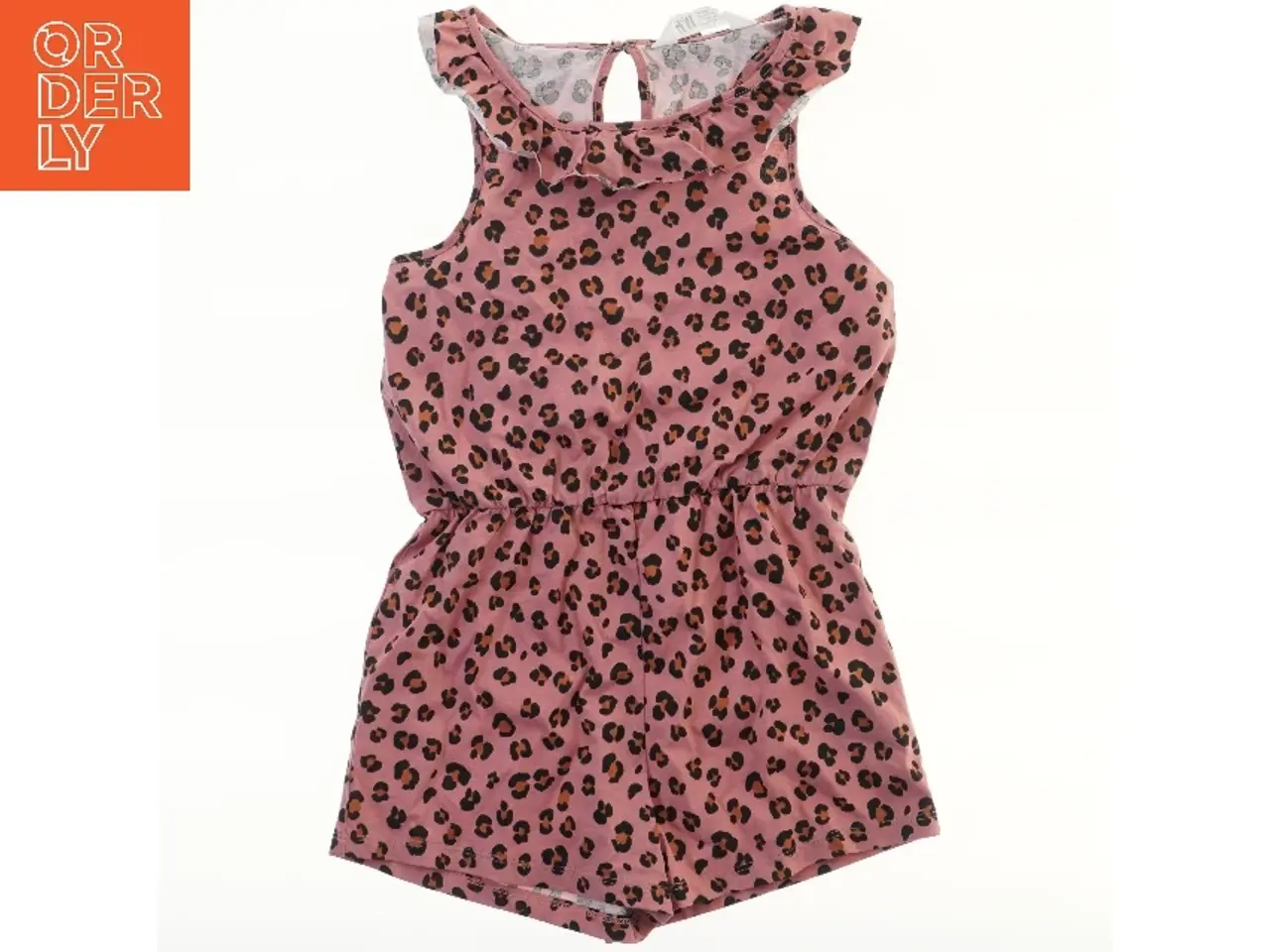 Billede 1 - Rosa buksedragt med leopardmønster fra H&M (str. 122)