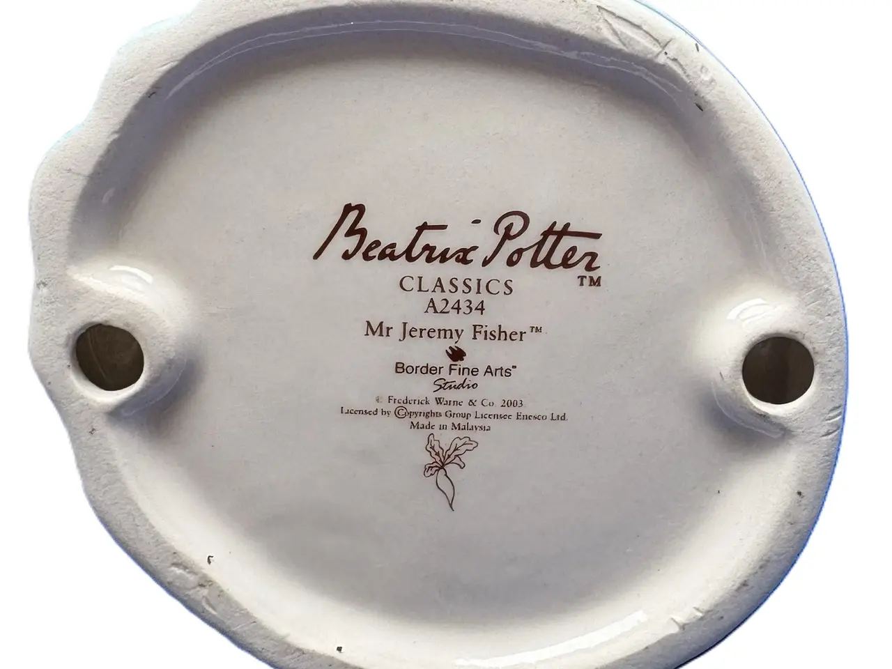 Billede 5 - BEATRIX POTTER FIGUR 'HR. JOAKIM FISKER'