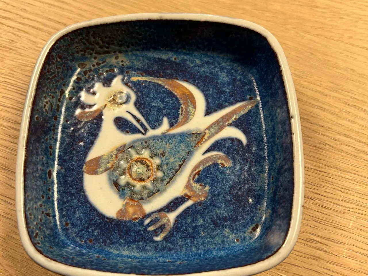 Billede 1 - Lille fajance skål med fuglemotiv Royal Copenhagen