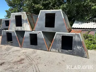 Grisehytter 5 styk