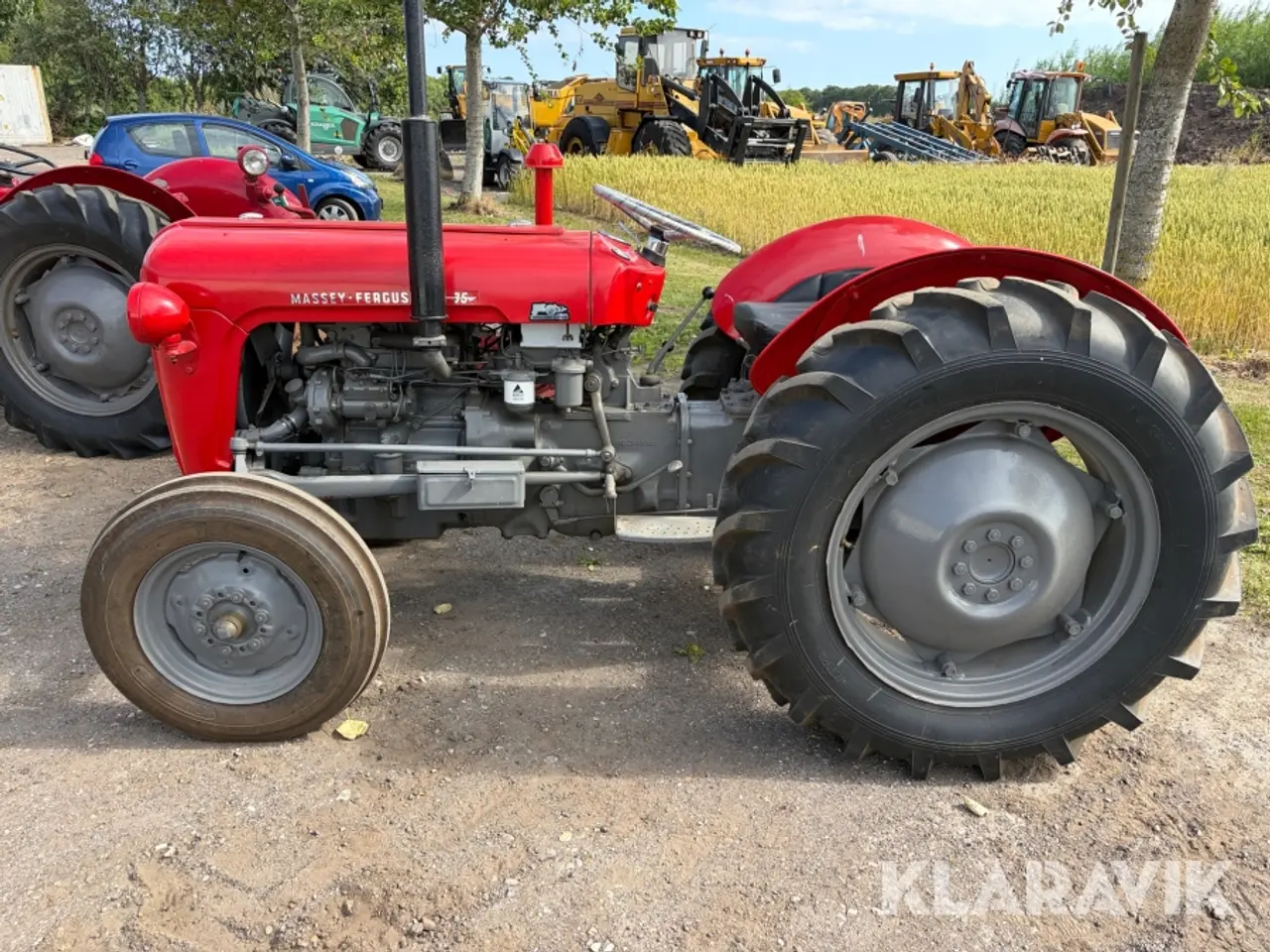 Billede 2 - Veterantraktor Massey Ferguson 35
