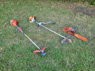 Stihl og Husqvarna havemaskiner