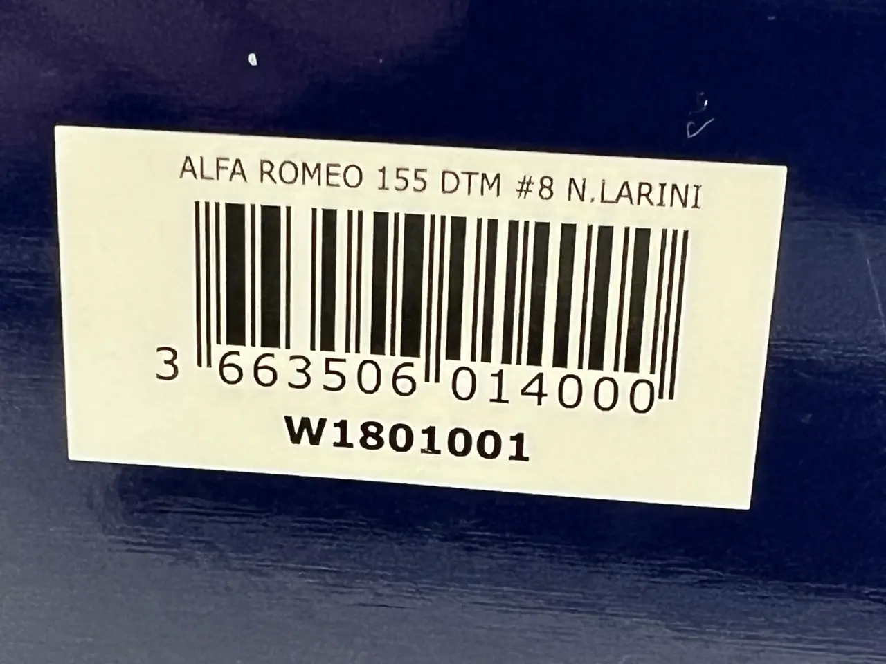 Billede 10 - 1995 Alfa Romeo 155 V6 Ti DTM #8 med figur 1:18