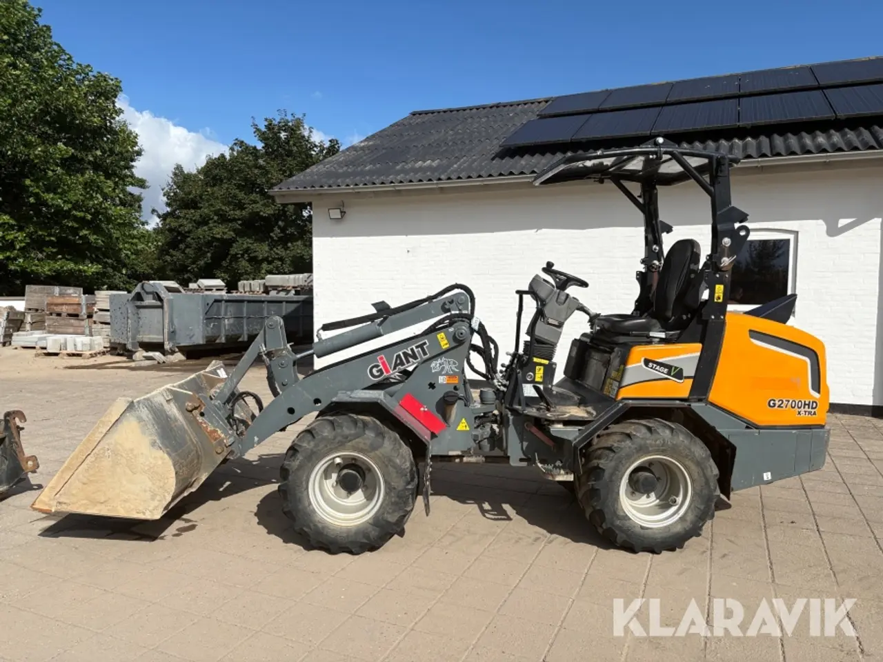 Billede 2 - Minilæsser Giant G2700HD X-TRA med tilbehør