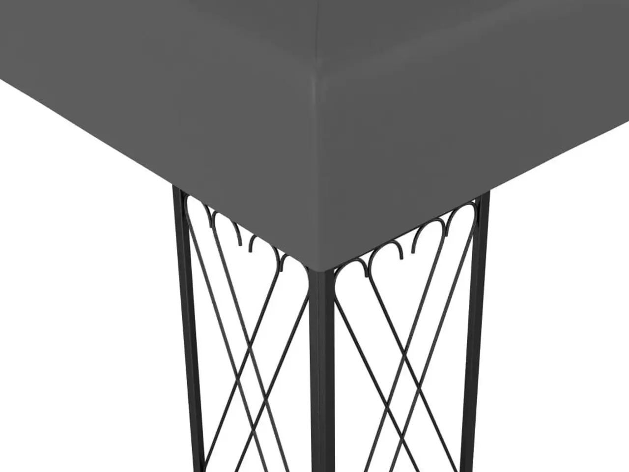 Billede 4 - Pavillon 3×4 m i stof - antracitgrå