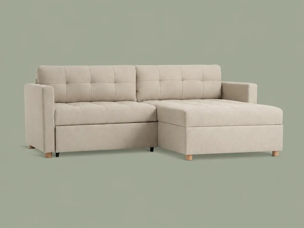 Billede 5 - Sovesofa med chaiselong