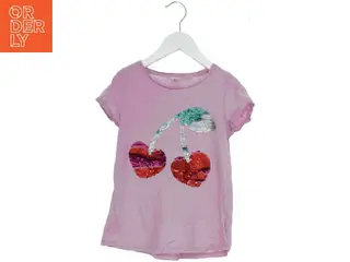 T-shirt med pailletkirsebær fra H&M (str. 140)