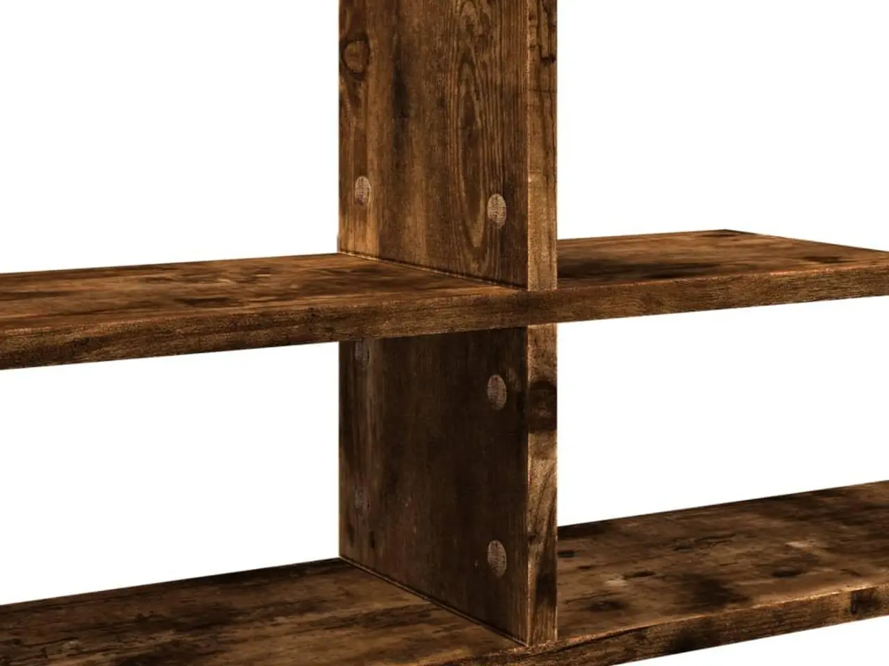 Billede 7 - Væghylde 124,5 x 18 x 60,5 cm - røget egetræsfinish