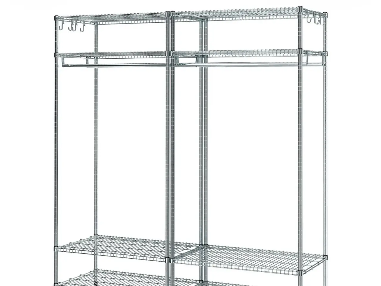 Billede 3 - Vanvittig TILBUD Galvaniseret robust tøjreol
