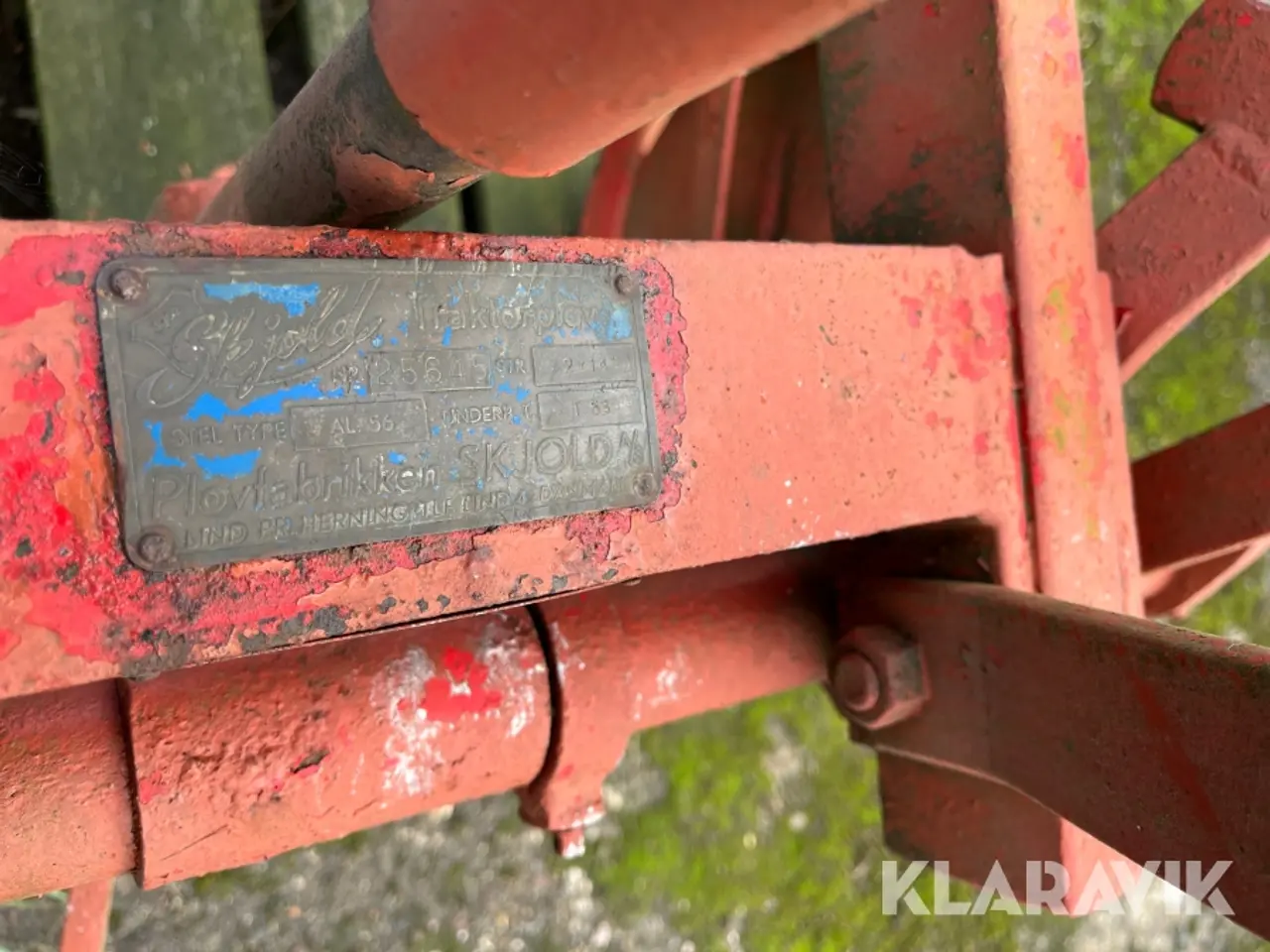 Billede 5 - Plov Skjold AL 56 2 furet 14 tommer